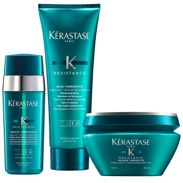 Kit Résistance Thérapiste – Champú 250ml + Mascarilla 200ml + Sérum 30ml (3 productos)